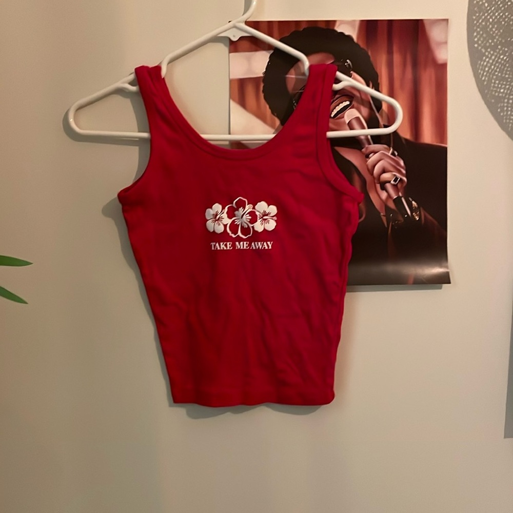 obsessive love “take me away” tank top